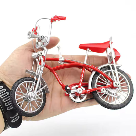 1:10 New Model Alloy Bicycle Diecast Orange Black Red Fashion Metal Bike Simulation Mountain Bikes Collection Gifts Toys Boys