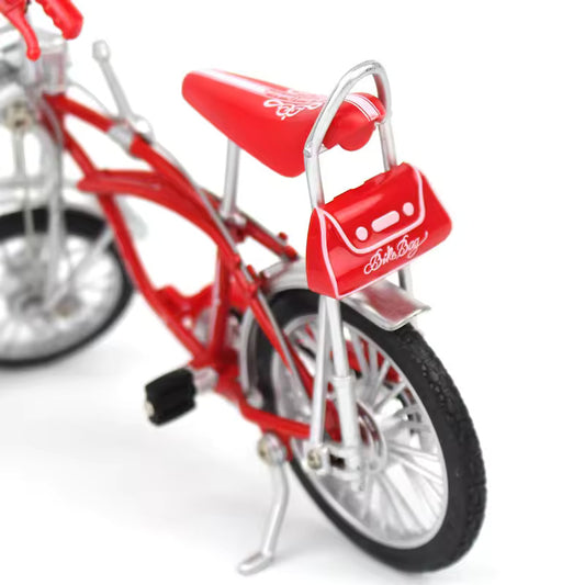 1:10 New Model Alloy Bicycle Diecast Orange Black Red Fashion Metal Bike Simulation Mountain Bikes Collection Gifts Toys Boys