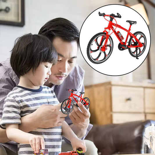 Finger Bike Alloy Minibike Realistic Shape Portable Size Fun Toy Finger Movement Gift Miniature Novelty Gadget